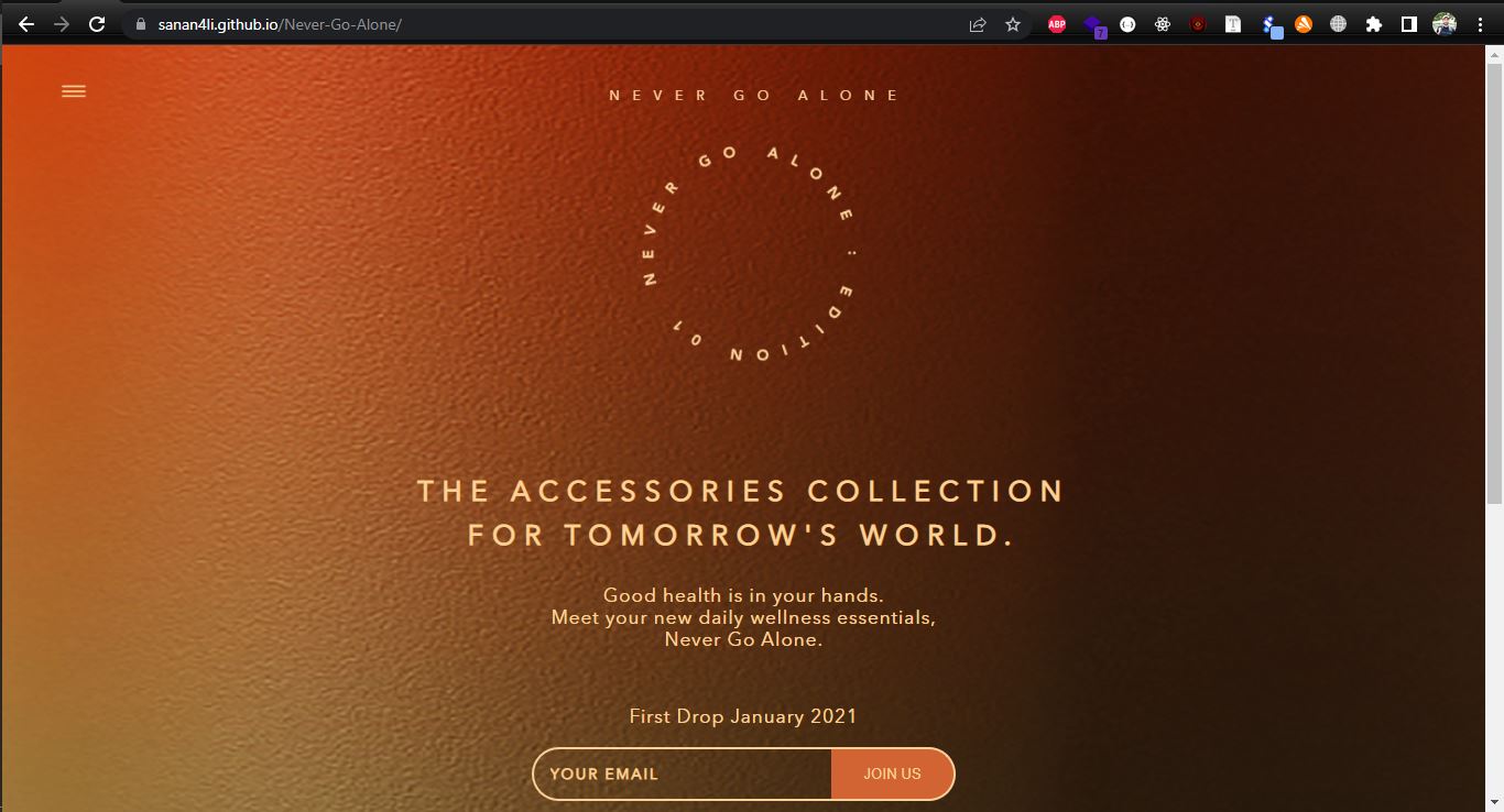 Never Go Alone